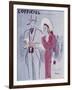 L'Officiel, June 1946 - Robe de L. Mendel-Benito-Framed Art Print