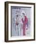 L'Officiel, June 1946 - Robe de L. Mendel-Benito-Framed Art Print