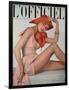 L'Officiel, June 1950 - Ensemble de Plage de Grès-Philippe Pottier-Framed Art Print