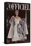 L'Officiel, June 1951 - Ensemble de Jacques Fath-Philippe Pottier-Framed Stretched Canvas