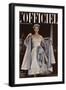 L'Officiel, June 1951 - Ensemble de Jacques Fath-Philippe Pottier-Framed Art Print