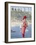 L'Officiel, June 1963 - Ensemble de Plage de Pierre Cardin en Toile Malouine de Ducharne-Arsac & Manoug-Framed Art Print