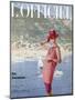 L'Officiel, June 1963 - Ensemble de Plage de Pierre Cardin en Toile Malouine de Ducharne-Arsac & Manoug-Mounted Art Print