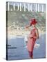 L'Officiel, June 1963 - Ensemble de Plage de Pierre Cardin en Toile Malouine de Ducharne-Arsac & Manoug-Stretched Canvas