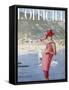 L'Officiel, June 1963 - Ensemble de Plage de Pierre Cardin en Toile Malouine de Ducharne-Arsac & Manoug-Framed Stretched Canvas