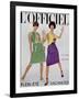 L'Officiel, June 1965 - Robes de Guy Laroche en Toile de Lin de Moreau-Walcott-Framed Art Print