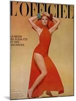 L'Officiel, June 1967 - Ensemble de Plage de Grès-Guégan-Mounted Art Print