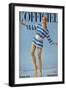 L'Officiel, June 1968 - Ensemble de Plage de Givenchy-Patrick Bertrand-Framed Art Print