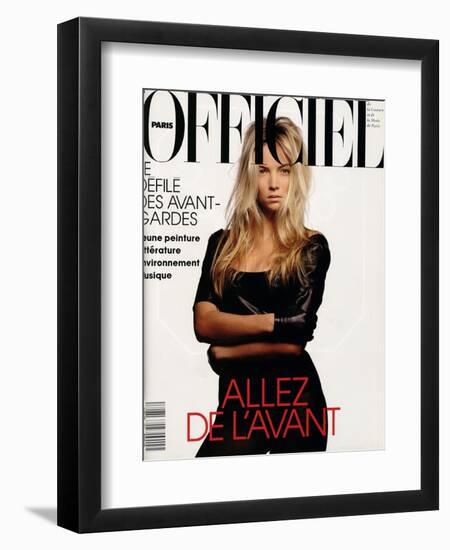 L'Officiel, June 1990-Walter Chin-Framed Art Print