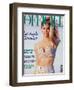 L'Officiel, June 1992 - Niki Taylor, Top Star, en Gianni Versace-Jonathan Lennard-Framed Art Print