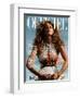 L'Officiel, June-July 2007 - Masha-Elina Kechicheva-Framed Art Print