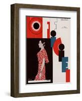 L'Officiel, March 1934 - Chanel-Lbengini & A.P. Covillot-Framed Art Print