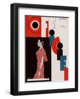 L'Officiel, March 1934 - Chanel-Lbengini & A.P. Covillot-Framed Art Print
