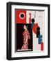 L'Officiel, March 1934 - Chanel-Lbengini & A.P. Covillot-Framed Art Print