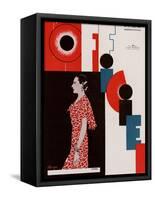L'Officiel, March 1934 - Chanel-Lbengini & A.P. Covillot-Framed Stretched Canvas