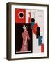 L'Officiel, March 1934 - Chanel-Lbengini & A.P. Covillot-Framed Art Print