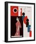 L'Officiel, March 1934 - Chanel-Lbengini & A.P. Covillot-Framed Art Print