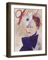 L'Officiel, March 1941 - Rose Valois-Lbenigni-Framed Art Print