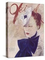 L'Officiel, March 1941 - Rose Valois-Lbenigni-Stretched Canvas