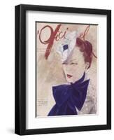 L'Officiel, March 1941 - Rose Valois-Lbenigni-Framed Art Print