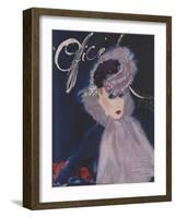 L'Officiel, March 1942 - Le Monnier-Lbenigni-Framed Art Print