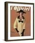 L'Officiel, March 1953 - Ensemble de Jacques Fath-Philippe Pottier-Framed Art Print