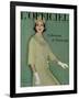 L'Officiel, March 1961 - Tailleur de Christian Dior en Tilfiz de Lesur-Roland de Vassal-Framed Art Print