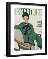 L'Officiel, March 1962 - Christian Dior-Philippe Pottier-Framed Art Print