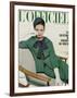 L'Officiel, March 1962 - Christian Dior-Philippe Pottier-Framed Art Print