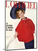 L'Officiel, March 1963 - Ensemble de Christian Dior-Philippe Pottier-Mounted Art Print