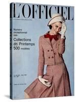 L'Officiel, March 1964 - Tailleur de Christian Dior-Guégan-Stretched Canvas