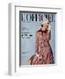 L'Officiel, March 1964 - Tailleur de Christian Dior-Guégan-Framed Art Print