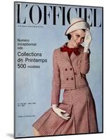 L'Officiel, March 1964 - Tailleur de Christian Dior-Guégan-Mounted Art Print