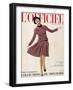 L'Officiel, March 1965 - Tailleur de Christian Dior Entopkapi Pure Laine Peignée de Raimon-Guégan-Framed Art Print