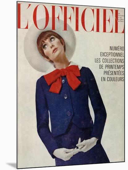 L'Officiel, March 1966-Guégan-Mounted Art Print