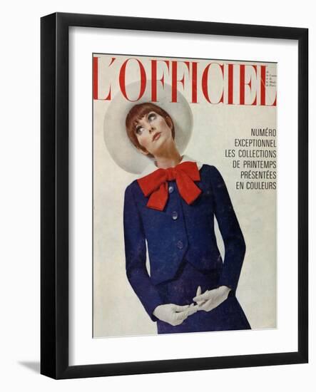 L'Officiel, March 1966-Guégan-Framed Art Print