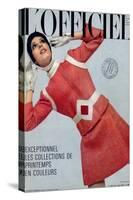 L'Officiel, March 1969 - Pierre Cardin, Tailleur en Tweed de Leleu-Patrick Bertrand-Stretched Canvas