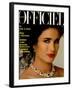 L'Officiel, March 1986 - Carole Bouquet-Steven Silverstein-Framed Art Print