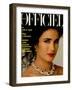 L'Officiel, March 1986 - Carole Bouquet-Steven Silverstein-Framed Art Print