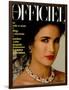 L'Officiel, March 1986 - Carole Bouquet-Steven Silverstein-Framed Art Print