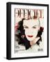 L'Officiel, March 1990 - Nathalie Bachmann-David Wooley-Framed Art Print