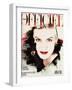 L'Officiel, March 1990 - Nathalie Bachmann-David Wooley-Framed Art Print