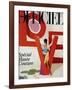 L'Officiel, March 1992 - Love, Le Mot Fétiche d'Yves Saint Laurent-Jonathan Lennard-Framed Art Print