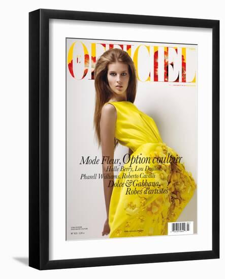 L'Officiel, March 2008 - Sona-Jon Compson-Framed Art Print