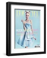 L'Officiel, March 2012 - Siri Tollerod-Marcin Tyszka-Framed Art Print