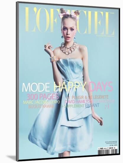 L'Officiel, March 2012 - Siri Tollerod-Marcin Tyszka-Mounted Art Print