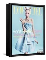 L'Officiel, March 2012 - Siri Tollerod-Marcin Tyszka-Framed Stretched Canvas