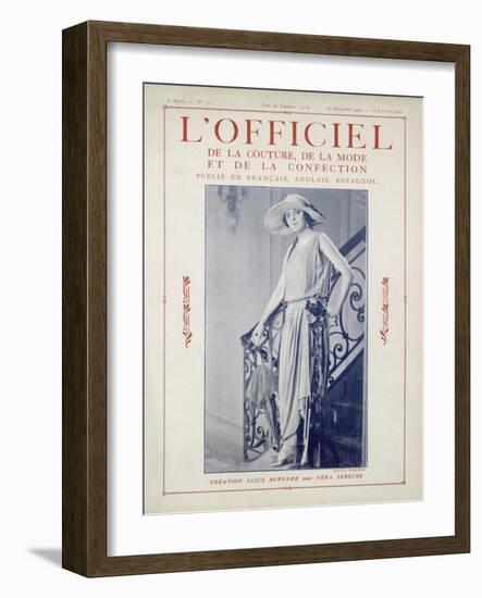 L'Officiel, May 15 1922 - Martial et Armand-Talma-Framed Art Print