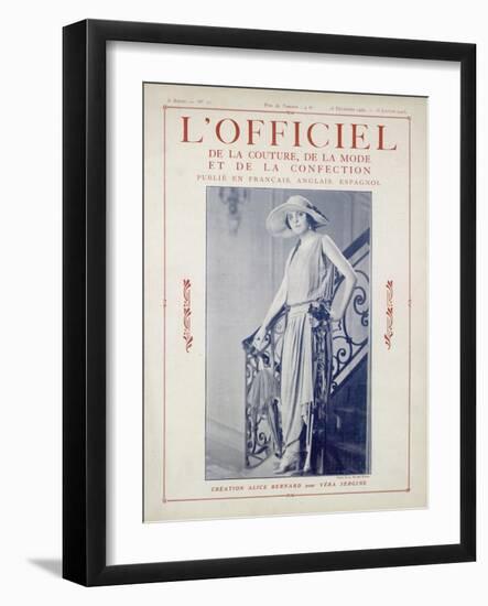 L'Officiel, May 15 1922 - Martial et Armand-Talma-Framed Art Print