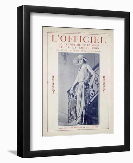 L'Officiel, May 15 1922 - Martial et Armand-Talma-Framed Art Print